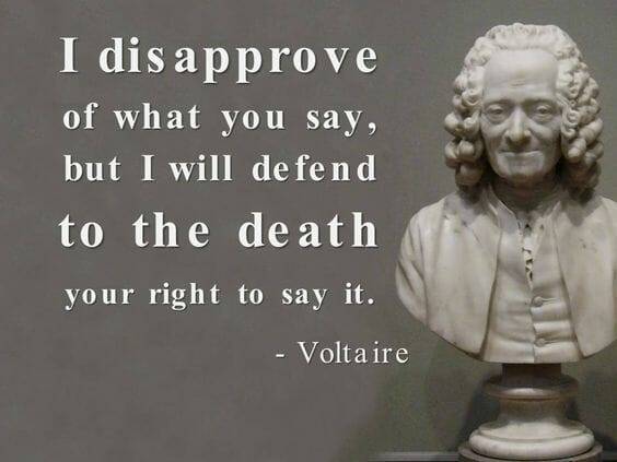 Quote by Voltaire that reflects Akash