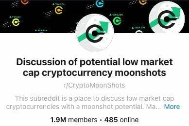 largest subreddit for moonshots