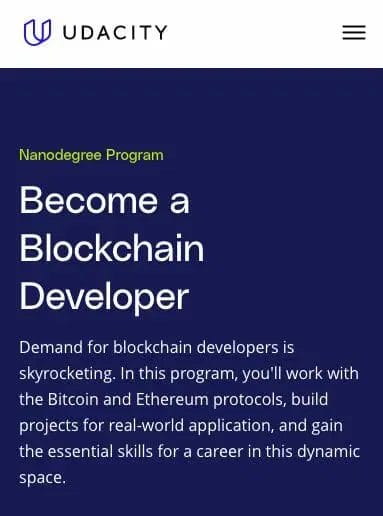 Udacity Nanodegree for blockchain developers