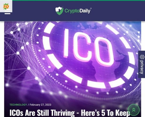 Crypto Daily news website