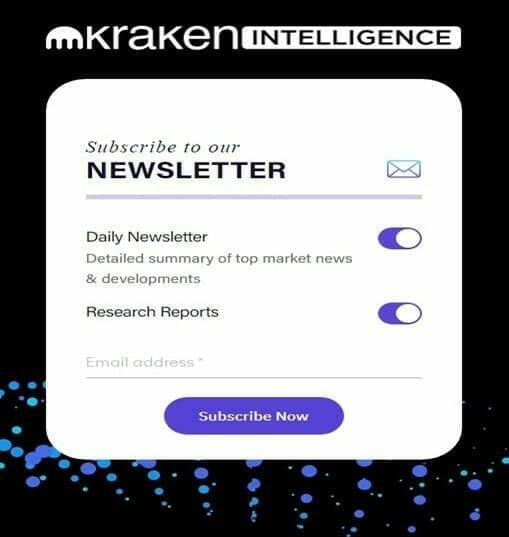 screenshot of Kraken Intelligence Newsletter's welcome page