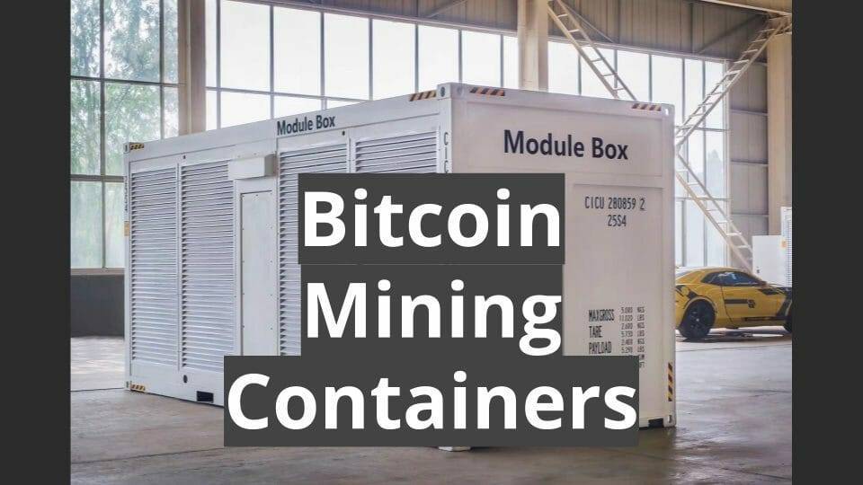 Bitcoin mining container price