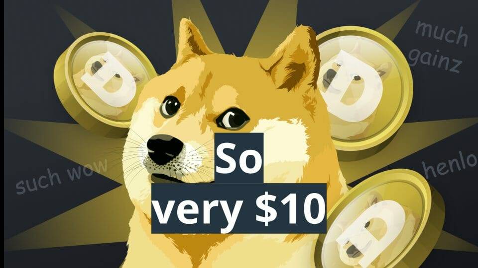can dogecoin reach $10