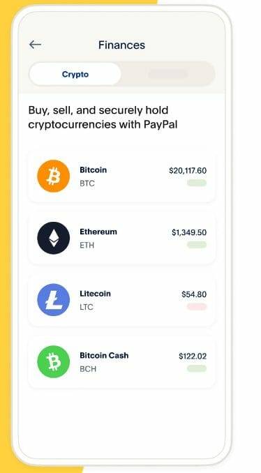 paypal supported cryptos