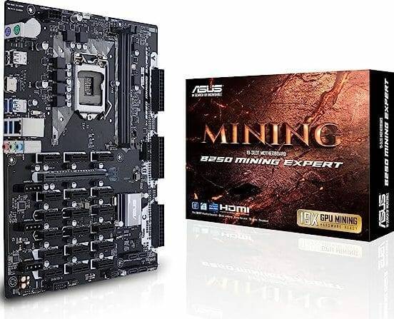 Asus B250 crypto mining motherboard