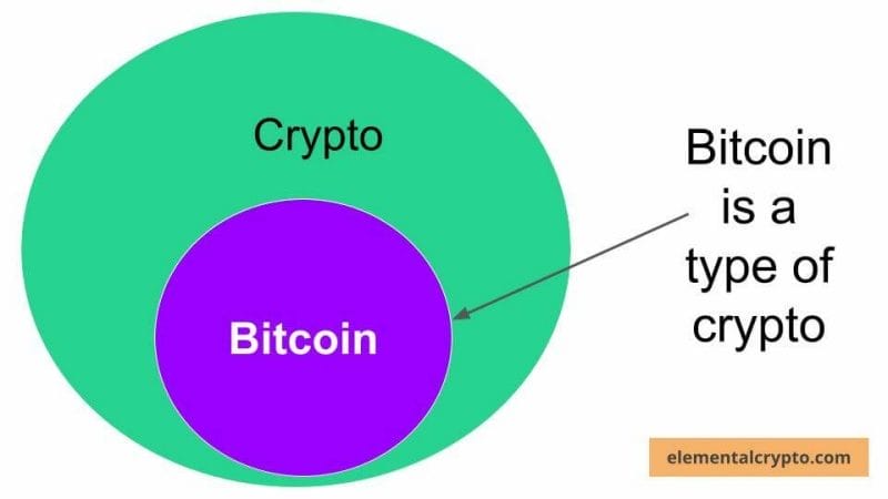 crypto vs bitcoin