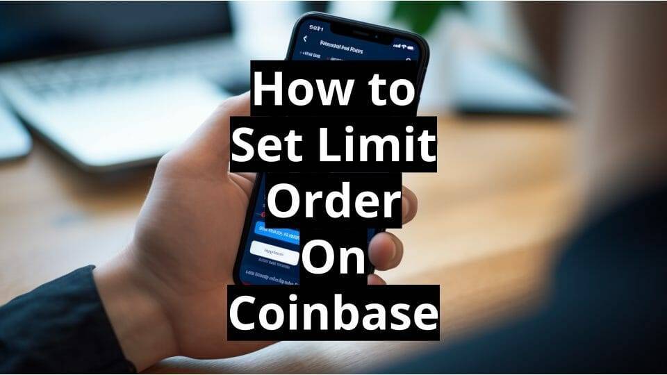 how to set limit order on coinbase app